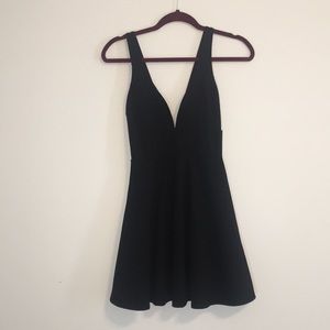 Love Galore Black Skater Dress